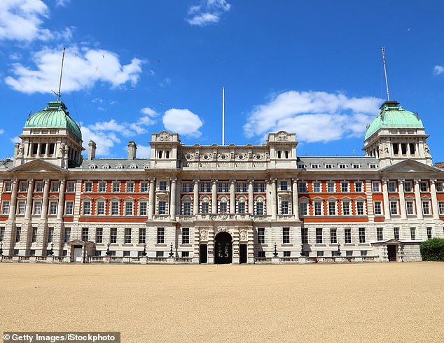 Pictured: Admiralty House in Westminster, central London