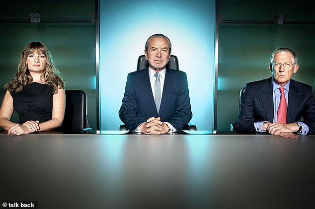 In early snaps from her first few series on The Apprentice, Karren showcased her curves in her smart but figure-hugging corporate outfits (pictured in 2010)