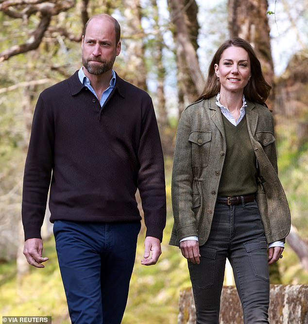 Many other Forest Lodge tenants have come and gone, each with a story to tell ¿ but none has been so famous as its new occupants, the future king and queen (pictured)