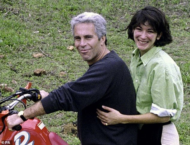 Pictured: Jeffrey Epstein with Ghislaine Maxwell. It was the Duchess of York says Maxwell, not herself, who engineered her ex-husband Prince Andrew's introduction to the US billionaire