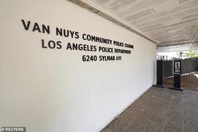 The artist is being held in jail on charges of misdemeanor battery on a police officer. He should be arraigned and a have a bail hearing on Monday