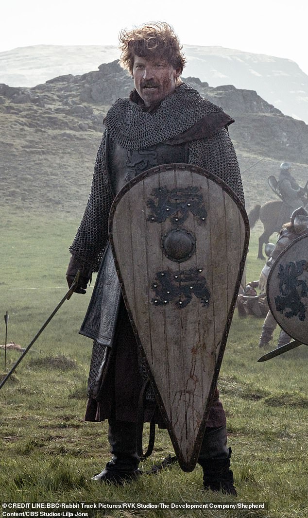 Nikolaj Coster-Waldau is seen with a moustache that Asterix the Gaul would have been proud to sport
