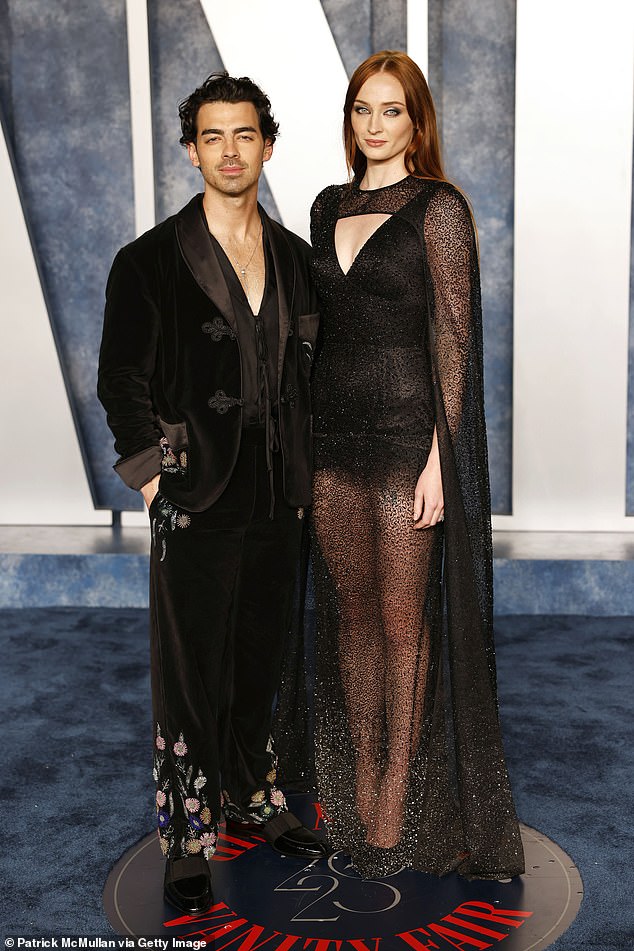 The Game Of Thrones star, 29, split from the singer, 36, in 2023 with their divorce being finalised in September last year (pictured in March 2023)