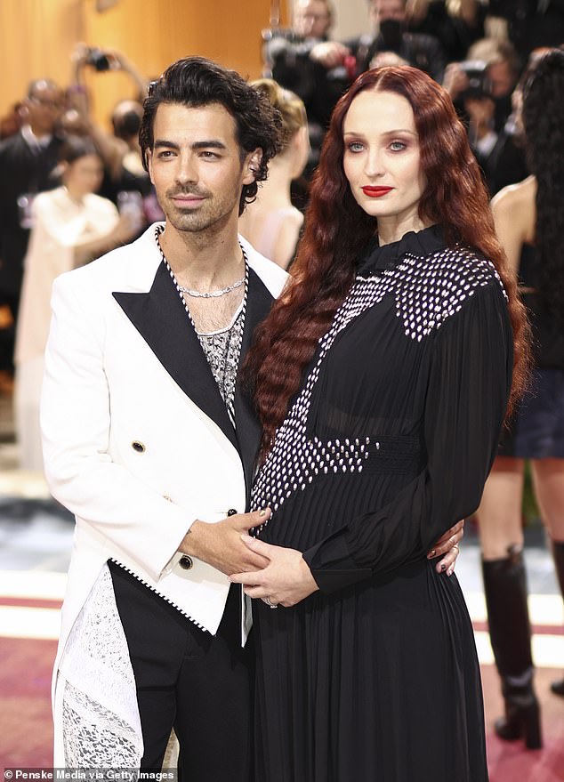Back in March, the Mail on Sunday revealed that Sophie was set to move home to the UK with their two children ; Willa, four, and Delphine, three (pictured with Joe in 2022)