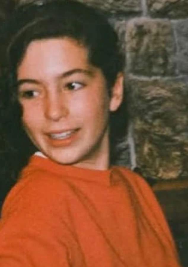 Patterson (pictured during high school) was remembered by her former schoolmates as 'brilliant but unhinged'