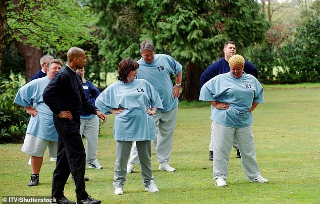 Overweight celebrities, including Coleen Nolan (centre) competed to lose the most weight