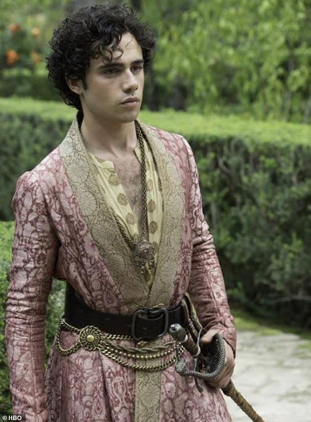 Toby is best known for playing Trystane Martell (pictured) in the fifth season of Game of Thrones