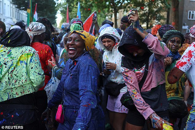 Notting Hill Carnival kicked off at the crack of dawn this morning with colourful celebrations for J'Ouvert