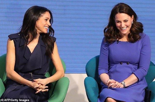 As well as grabbing the headlines with her provocative speech, Meghan's talk also caused traditional royalists to raise an eyebrow