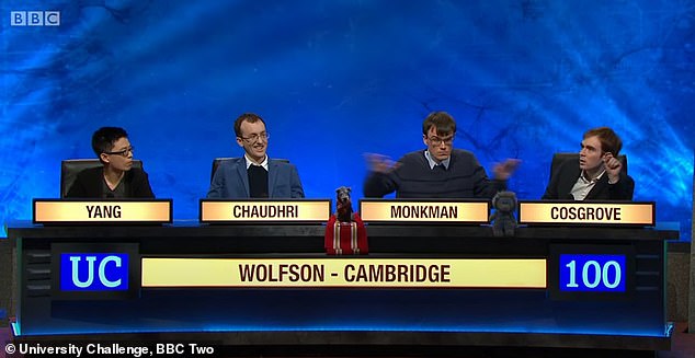 In 2017, Eric Monkman, who was a student at Cambridge University, became a national treasure on University Challenge for his intense facial expressions and high levels of enthusiasm