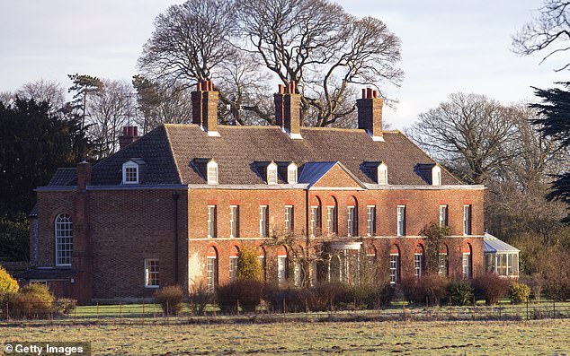 Anmer Hall (seen above), a ten-bedroom Georgian house on the Sandringham Estate, was a wedding gift to the couple from Queen Elizabeth - this is their country residence