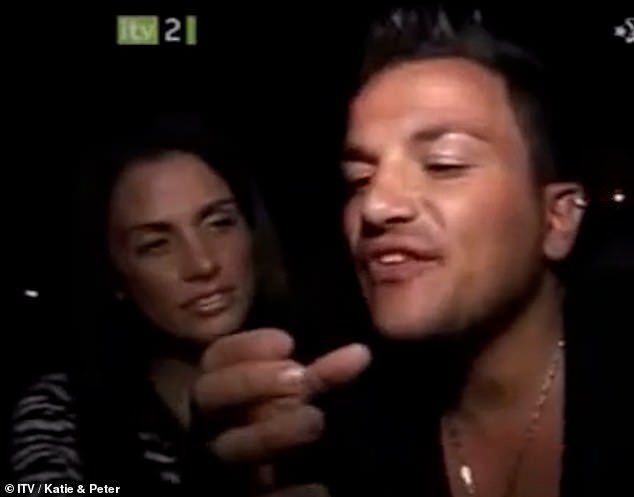 In another clip, shot between 2004 to 2009, Andre crudely boasts about the size of his penis - and makes a comment about carrying out a sex act with Price while she is sitting beside him