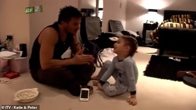 Andre appears in one scene with Junior, now 20, explaining that girls 'can't kiss girls'. Junior replies, 'You have to kiss boys', and Andre says: 'Yes, and we don't want you to do that'