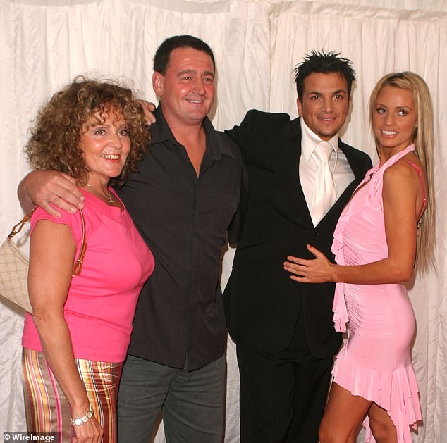 Price's terminally ill mother Amy Price revealed in her 2023 book 'The Last Word' that she had concerns about Andre from the start. Pictured: The couple with Amy and husband Paul