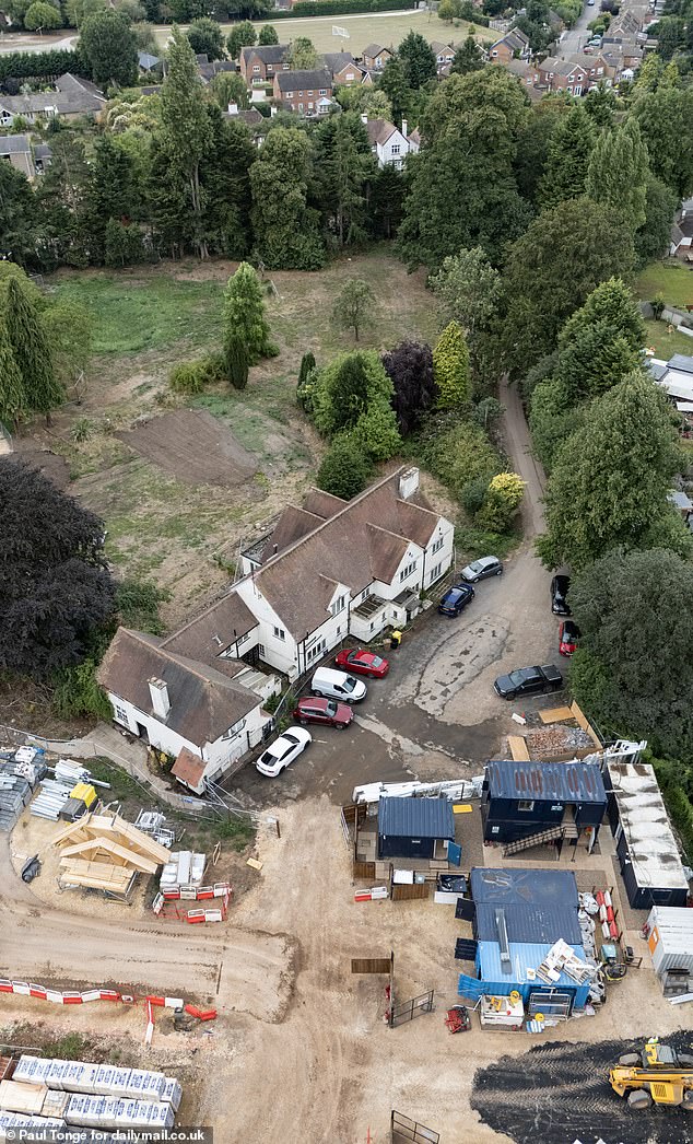 Today the derelict home in a conservation area is a building site - with a developer having snapped up the prime site on the outskirts of Nottingham city