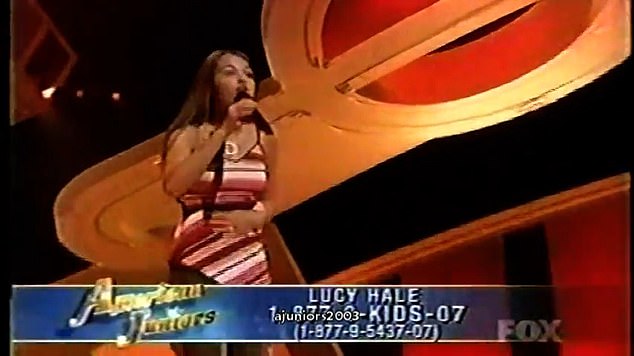 Lucy Hale, 36, initially found fame as a songstress in 2003, appearing on American Juniors, a spin-off of American Idol which resulted in the formation of an S Club Juniors-style pop combo