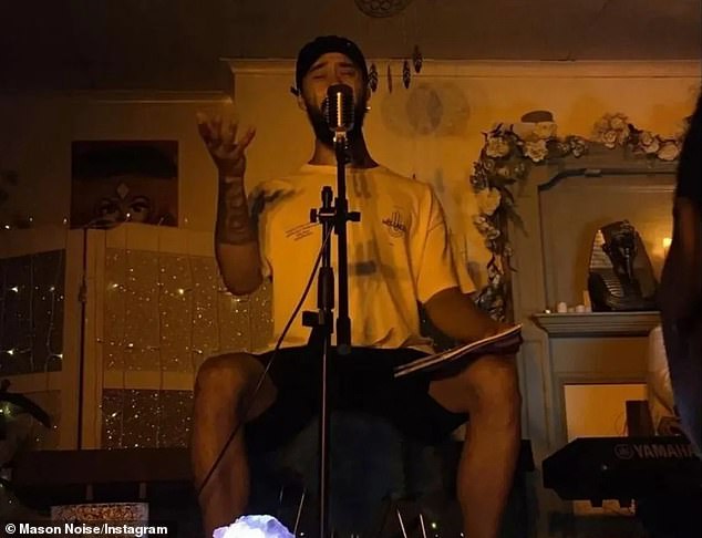 Mason is unrecognisable from his time on the show a decade ago and now describes himself on his Instagram bio as a 'Musician, Reiki Healer, Inner-Explorer'