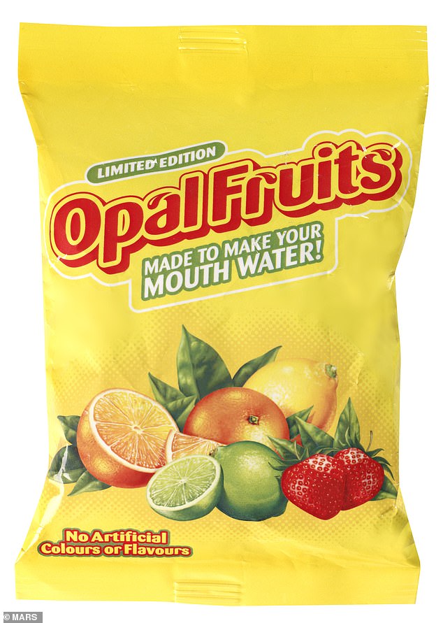 The fruit-flavoured chewy sweets were known for their catchy tagline that described that being, 'Made to make your mouth water'