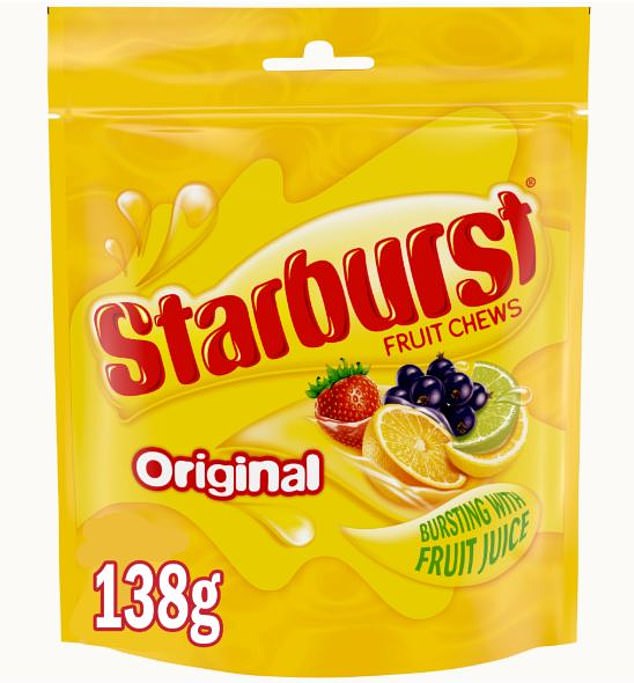 Opal Fruits's original flavours were strawberry, lemon, orange, and lime, while Starburst now also includes a lemon and lime and a blackcurrant variety