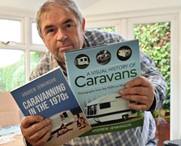 Caravan industry expert Andy Jenkinson says nowadays people are looking for a 'lounge on wheels ¿ and want modern luxuries, such as fitted kitchens and central heating'