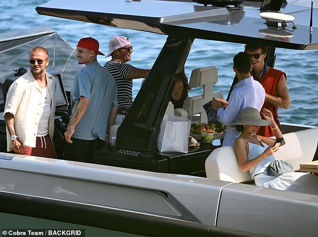 The group appeared to be having a great time together