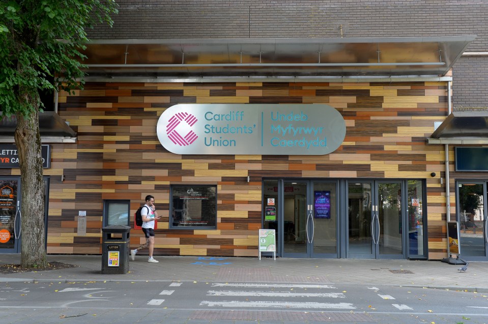 Cardiff Students' Union building exterior.