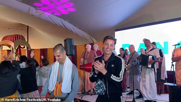 There he has been immersing himself in daily spiritual rituals, chanting mantras, preparing communal meals and enjoying the religion's peaceful outlook