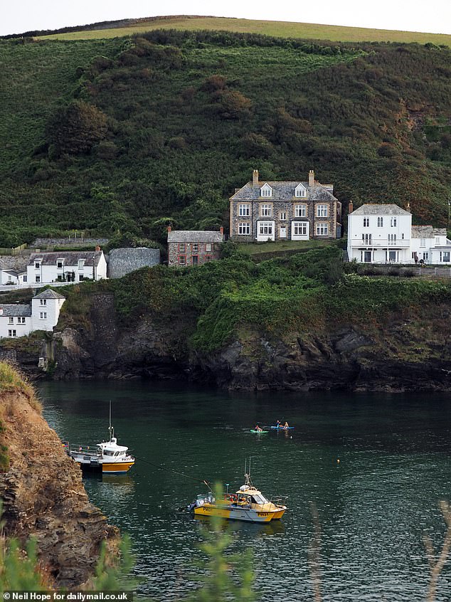 Steve Dawes, a tour guide of nearly ten years, said he is seeing more Germans on holiday in Cornwall and flocking to areas made famous by TV shows including Doc Martin and Poldark. Pictured: Port Isaac, where Doc Martin was filmed
