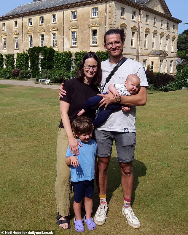 Mr and Mrs Griesshammer (pictured) said they loved visiting because it was like 'disappearing into another world and imagining English country life'