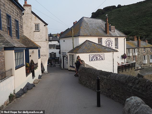 Cornwall has been made famous by other TV shows including Doc Martin - but none have had the impact overseas that Pilcher's novels and TV adaptations have had. Pictured: Port Isaac