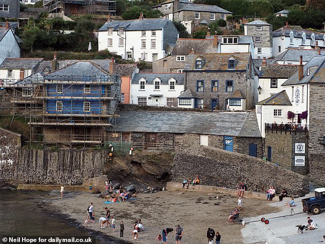 Lifelong Port Isaac (pictured) residents are worried that too much exposure through films and TV shows will result in more locals being displaced due to rising house prices