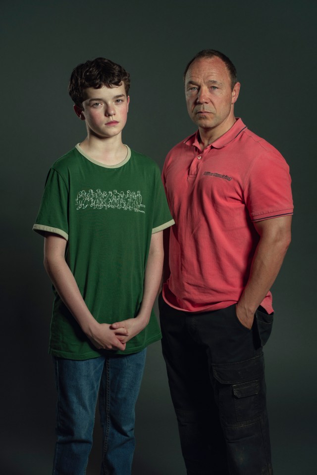 Owen Cooper and Stephen Graham in Adolescence.