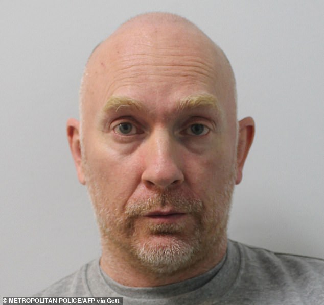 Shamed Met police officer Wayne Couzens, 52, (pictured) is serving a whole life sentence for the kidnap, rape and murder of Sarah Everard in 2021