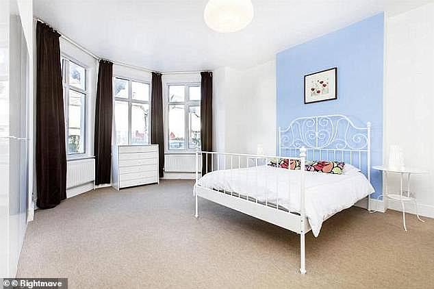 The Cricklewood flat was bought for £493k in April 2016. Pictured: the flat after renovations