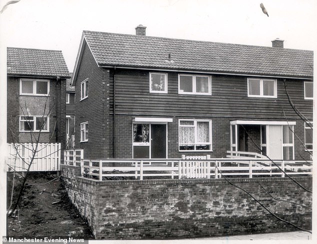The semidetached house of Ian Brady and Myra Hindley in Hattersley, Manchester