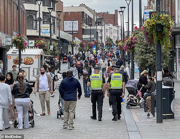 The street still proved to be busy when the Daily Mail visited, despite the recent crimes which has terrified some locals