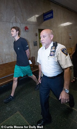 The judge ordered the 6ft3in Society Management model to stay away from the 33-year-old victim