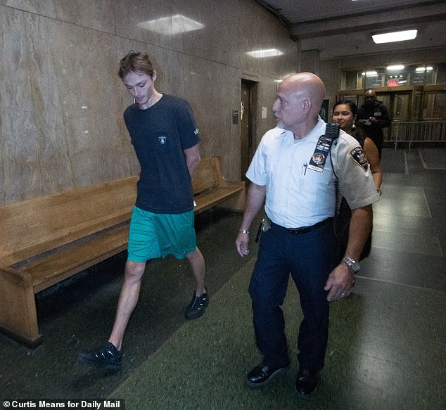 This was not the Danish-American's first brush with the law as he pleaded guilty to disorderly conduct for allegedly punching a 24-year-old woman during The Feast of San Gennaro back in 2021