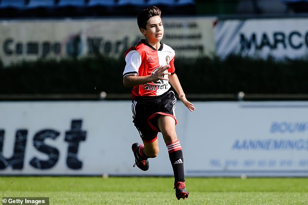 Now 18, Shaqueel has returned to the Netherlands, where he is part of the academy at his father's boyhood club, Feyenoord