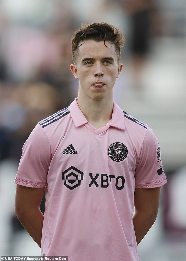 While he made 11 appearances for Lionel Messi's current club, Inter Miami, in the 2022-23 season, Harvey failed to nail down a starting spot at the MLS side