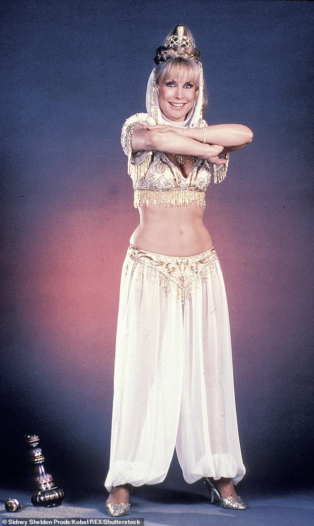 Her costume was a bit scandalous for the era. She was allowed to show her torso, but not her naval. The belly button ban was finally lifted in 1983, when the rule was suspended