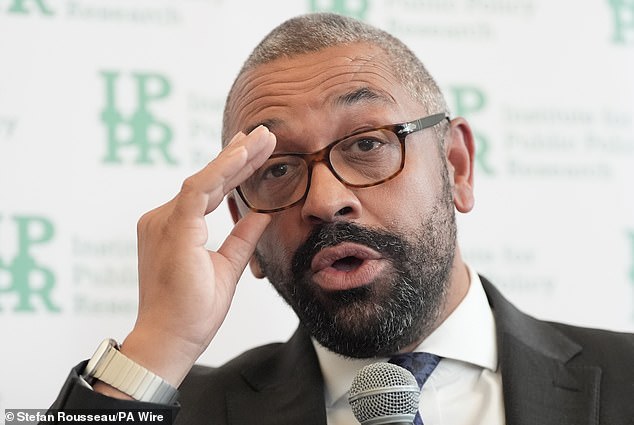 The former RAF base is located in former Home Secretary James Cleverley's constituency