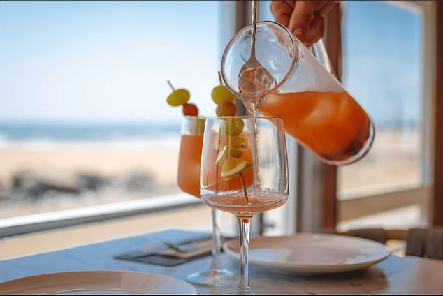 El Senador restaurant has spectacular views over the beach and seafront and the menu offers traditional dishes made with love
