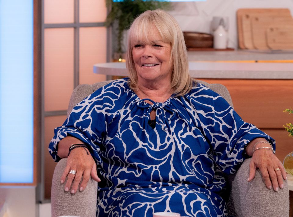 Linda Robson on the Lorraine TV show.