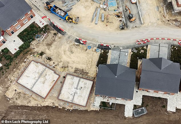 Structural engineers told the council six of the seven semi-detached homes were left damaged beyond repair and pictures show they were later knocked down