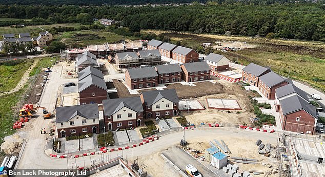 Several of the completed homes are inhabited by families but the estate looks more like a demolition site than an idyllic community