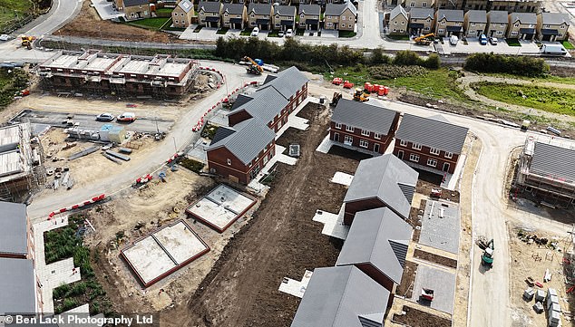The project, consisting of 150 homes was meant to be finished early this summer