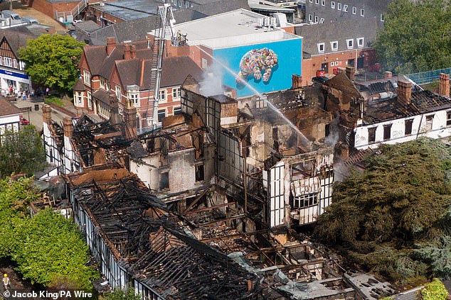 WORCESTER: Two teenage girls were arrested earlier this month on suspicion of arson after the historic Raven Hotel in Droitwich Spa went up in flames
