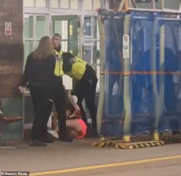 Sussex Police issued dispersal orders covering the West Sussex village of Barnham after incidents including this attack involving girls at a rail station