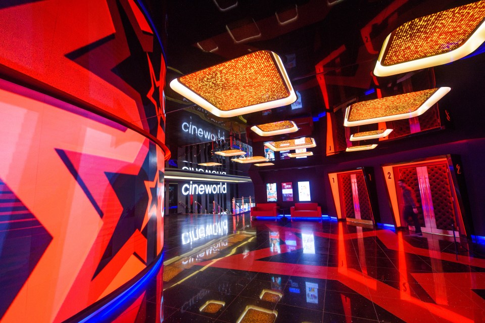 General view of the refurbishment of the Cineworld Leicester Square cinema in London. The new-look cinema includes a 4DX screen, which features moving seats, rain, snow, fog and scents to to enchance moviegoers' experience. PRESS ASSOCIATION Photo. Picture date: Wednesdayl 18, 2018. Photo credit should read: Matt Crossick/PA Wire